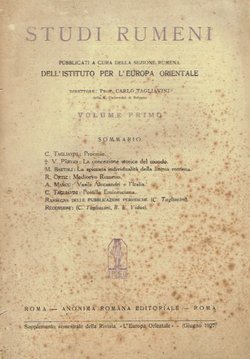 Studi Rumeni I/1927