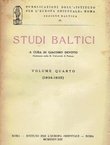 Studi Baltici IV/1934-35