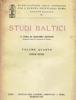 Studi Baltici IV/1934-35