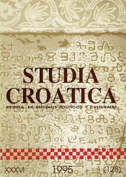 Studia croatica XXXVI/1(128)/1995