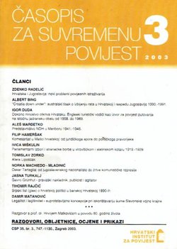 Časopis za suvremenu povijest 3/2003