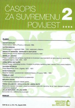 Časopis za suvremenu povijest 2/2006