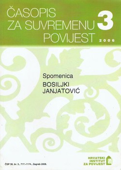Časopis za suvremenu povijest 3/2006. Spomenica Bosiljki Janjatović