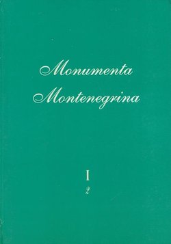 Monumenta Montenegrina I/2. Duklja i Prevalitana do 400. godine