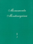 Monumenta Montenegrina I/3. Duklja i Prevalitana od Teodosija II do Justina I