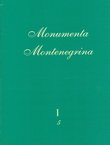 Monumenta Montenegrina I/5. Mixti praevalitani