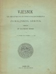 Vjesnik Kr. hrvatsko-slavonsko-dalmatinskoga zemaljskog arkiva XX/1-2/1918
