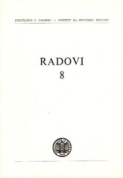 Radovi Instituta za hrvatsku povijest 8/1976