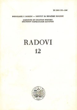 Radovi Instituta za hrvatsku povijest 12/1979