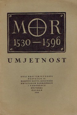 Umjetnost XI/1938 (Posvećen Martinu Rotta-Koluniću, hrvatskom bakrorescu i nadorescu XVI vijeka)