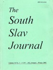 The South Slav Journal 26/3-4 (101-102)/2005