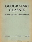 Geografski glasnik XVI-XVII/1954-55