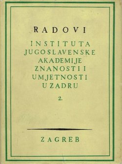 Radovi Instituta JAZU u Zadru 2/1955