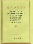 Radovi Instituta JAZU u Zadru 10/1963
