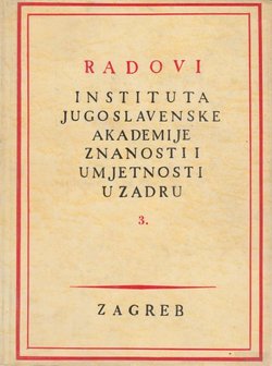 Radovi Instituta JAZU u Zadru 3/1957