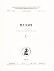 Radovi Zavoda za povijesne znanosti HAZU u Zadru 34/1992