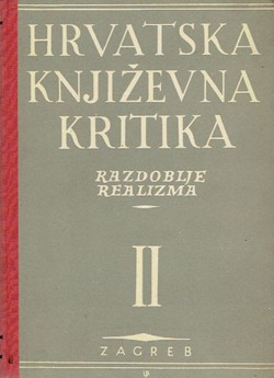 Hrvatska književna kritika II. Razdoblje realizma