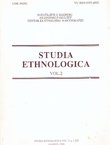 Studia ethnologica 2/1990