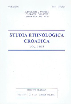 Studia ethnologica croatica 14-15/2002-2003