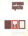 Suvremena lingvistika 5-6/1972