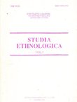 Studia ethnologica 3/1991