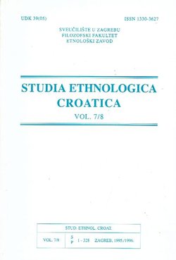 Studia ethnologica croatica 7-8/1995-96