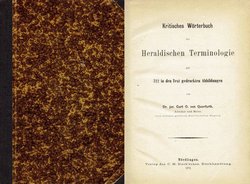 Kritisches Wörterbuch der heraldischen Terminologie