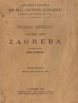 Povjesni spomenici Slob. kralj. grada Zagreba XVI. Isprave i računi god. 1591.-1600.