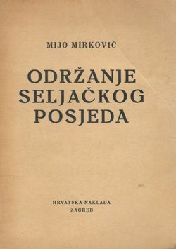 Održanje seljačkog posjeda