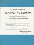 Gabriele d'Annunzio. Studio del sentimento e filosofia di personaggi
