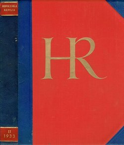 Hrvatska revija VI/7-12/1933 (luksuzni polukožni uvez u kutiji)