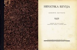 Hrvatska revija IV/1-12/1931