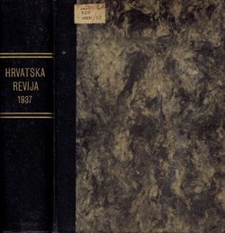 Hrvatska revija X/1-12/1937