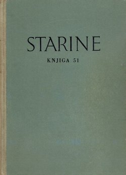 Starine JAZU. Knjiga 51/1962