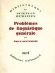 Problemes de linguistique générale
