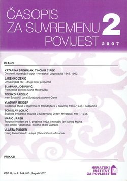 Časopis za suvremenu povijest 2/2007