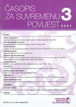 Časopis za suvremenu povijest 3/2007