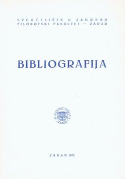 Bibliografija radova nastavnika i suradnika