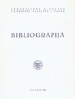 Bibliografija radova nastavnika i suradnika Filozofskog fakulteta u Zadru II.