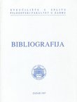 Bibliografija radova nastavnika i suradnika Filozofskog fakulteta u Zadru III.