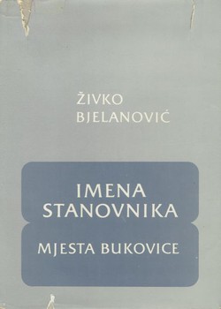 Imena stanovnika mjesta Bukovice
