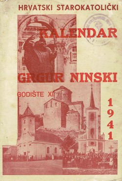 Hrvatski starokatolički kalendar Grgur Ninski XI/1941