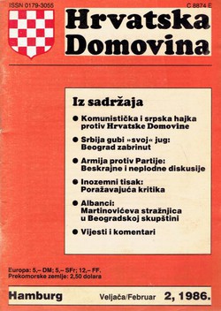 Hrvatska domovina 2/1986