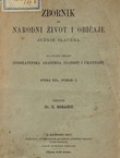 Zbornik za narodni život i običaje južnih Slavena XII/1/1907
