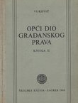 Opći dio građanskog prava II.