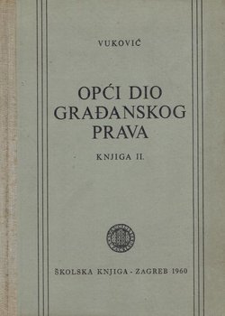 Opći dio građanskog prava II.