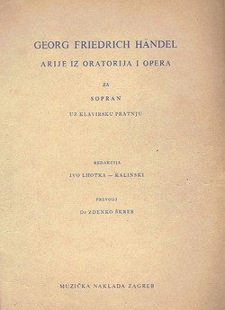 Arije iz oratorija i opera za sopran uz klavirsku pratnju