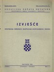 Izvješće Hrvatskoga državnog društveno-gospodarskog zavoda I/1-6/1941