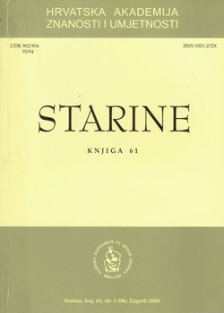 Starine HAZU. Knjiga 61/2000