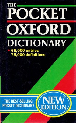 The Pocket Oxford Dictionary (8th Ed.)